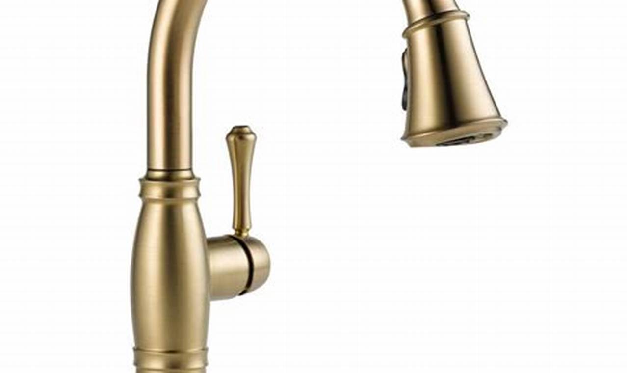 champagne bronze kitchen faucet