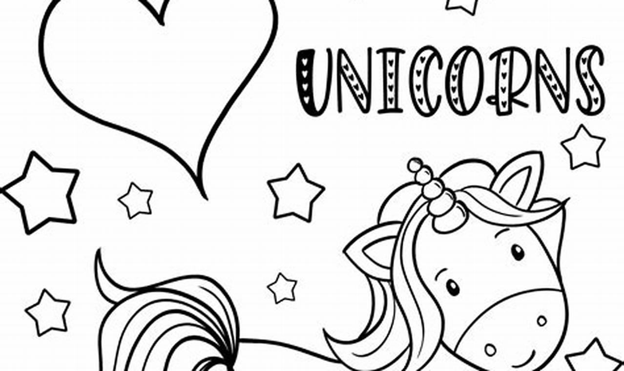 How to Unleash Creativity with Children's Coloring Pages Unicorn