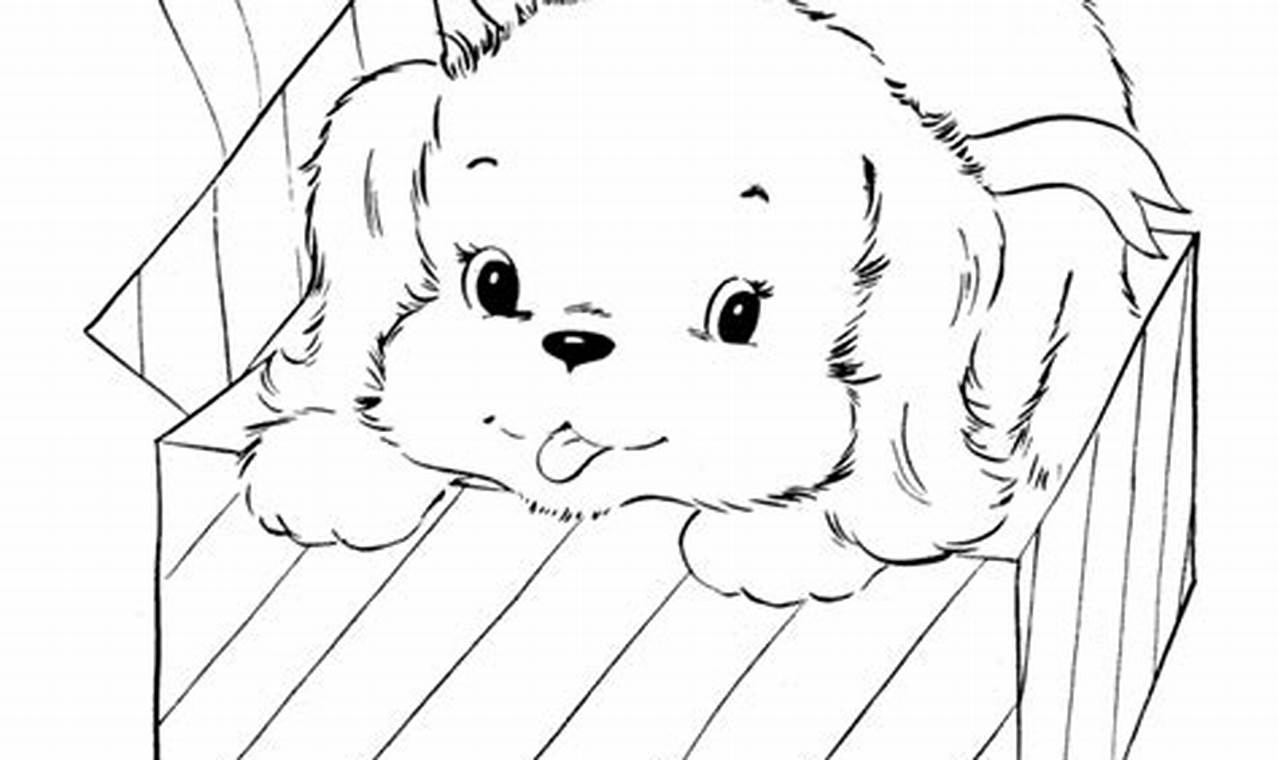 Christmas Puppy Coloring Pages: A Festive Coloring Adventure!