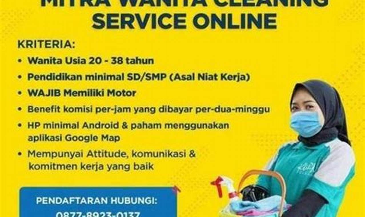 cleaning service bandung gaji