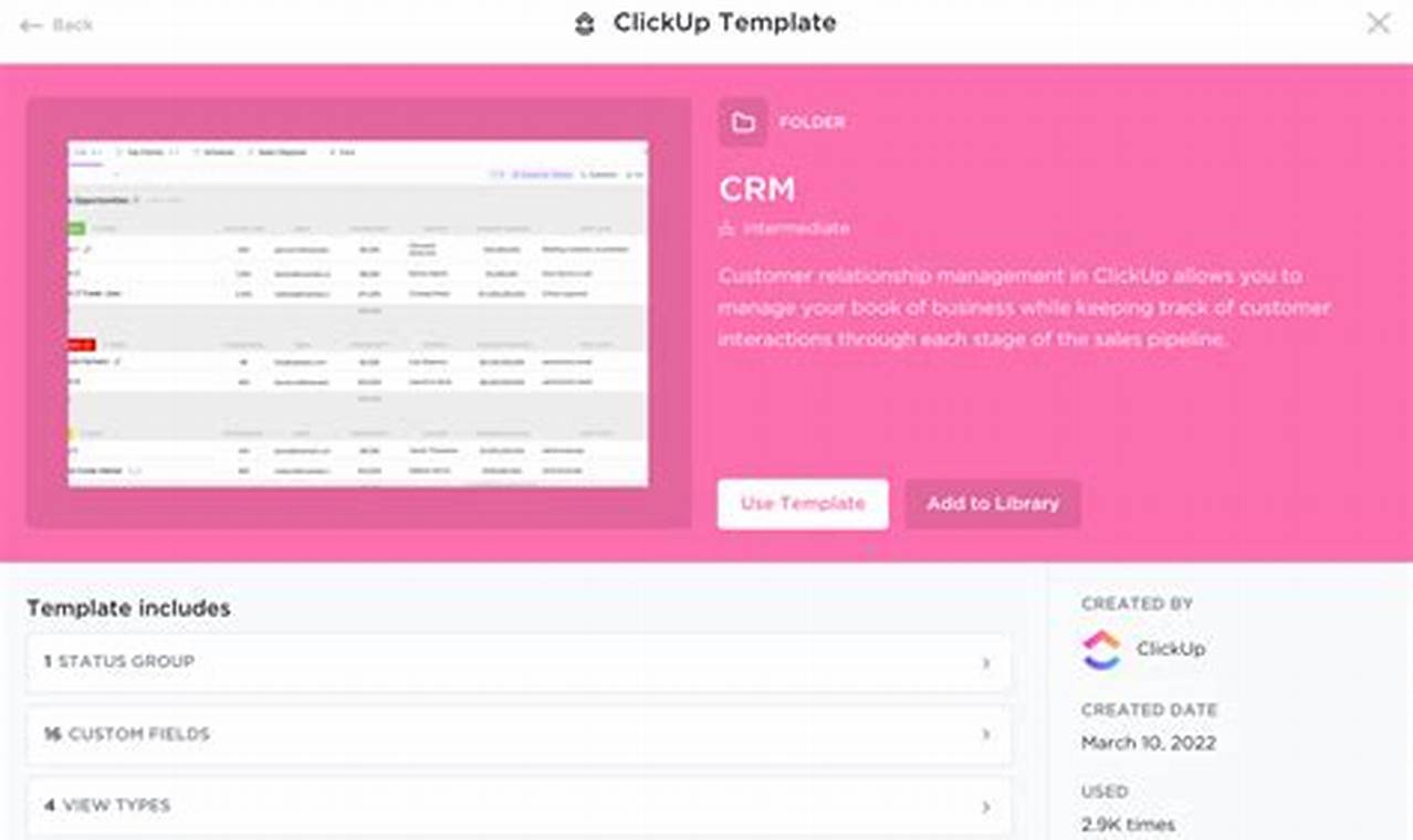 ClickUp: An Innovative CRM for Streamlined Business Management