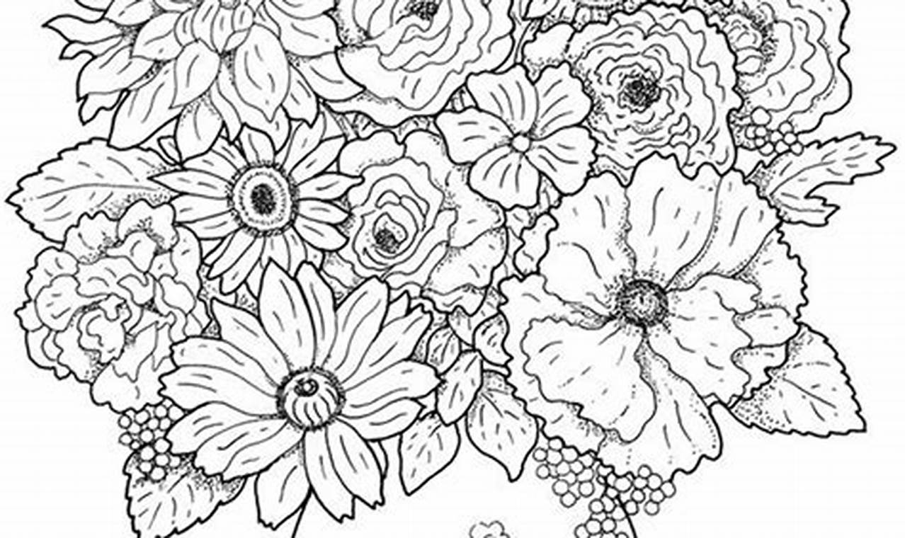 How to Master Coloring Book Pages Flowers: A Comprehensive Guide