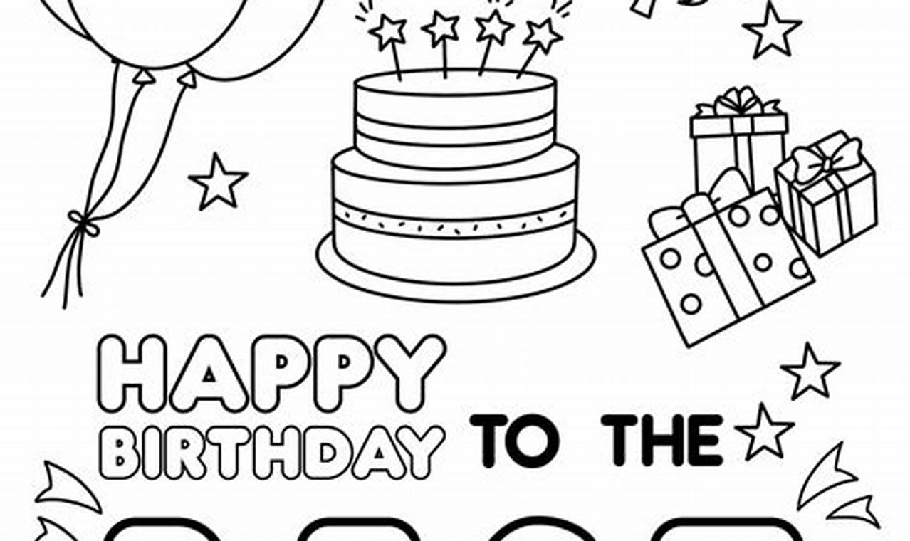 How to Make a Coloring Pages Birthday Card for Dad That He'll Love