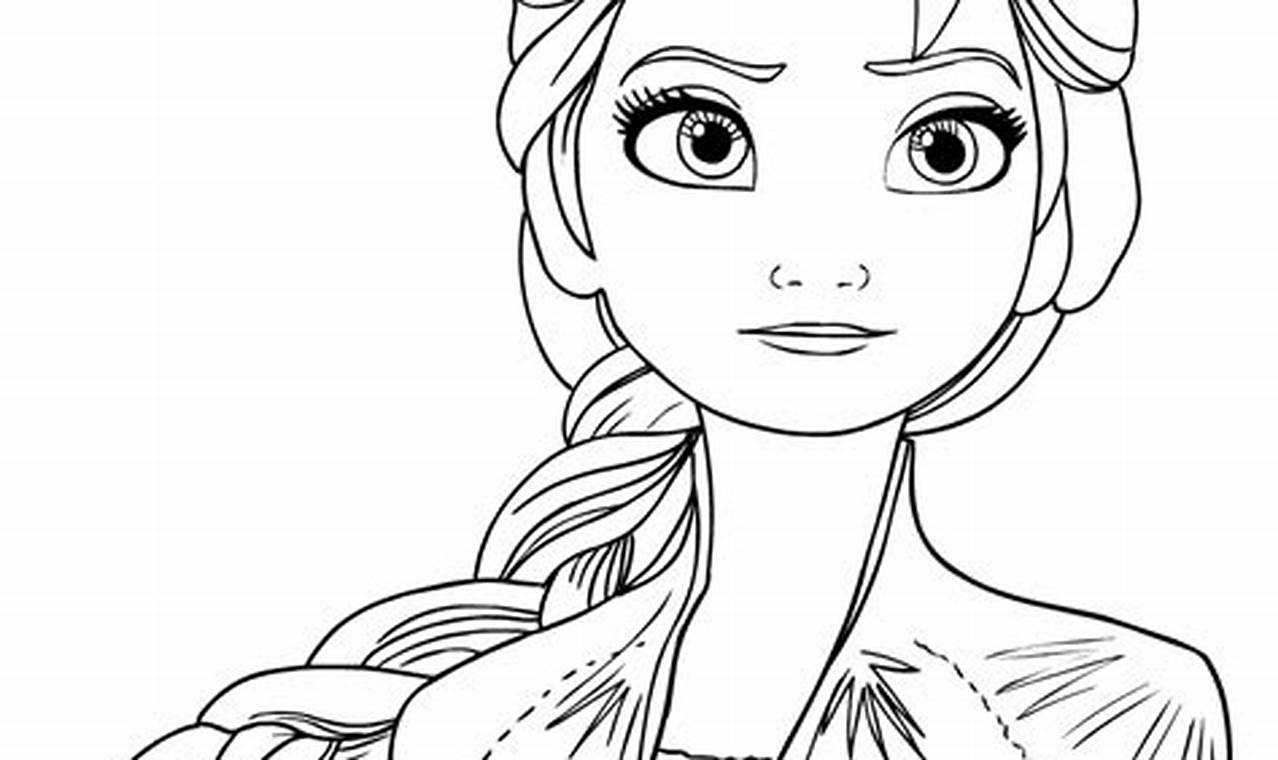 Unleash Creativity with Coloring Pages Frozen 2 Elsa