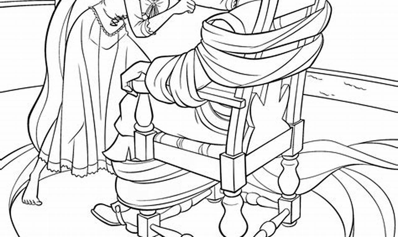 Coloring Pages Tangled