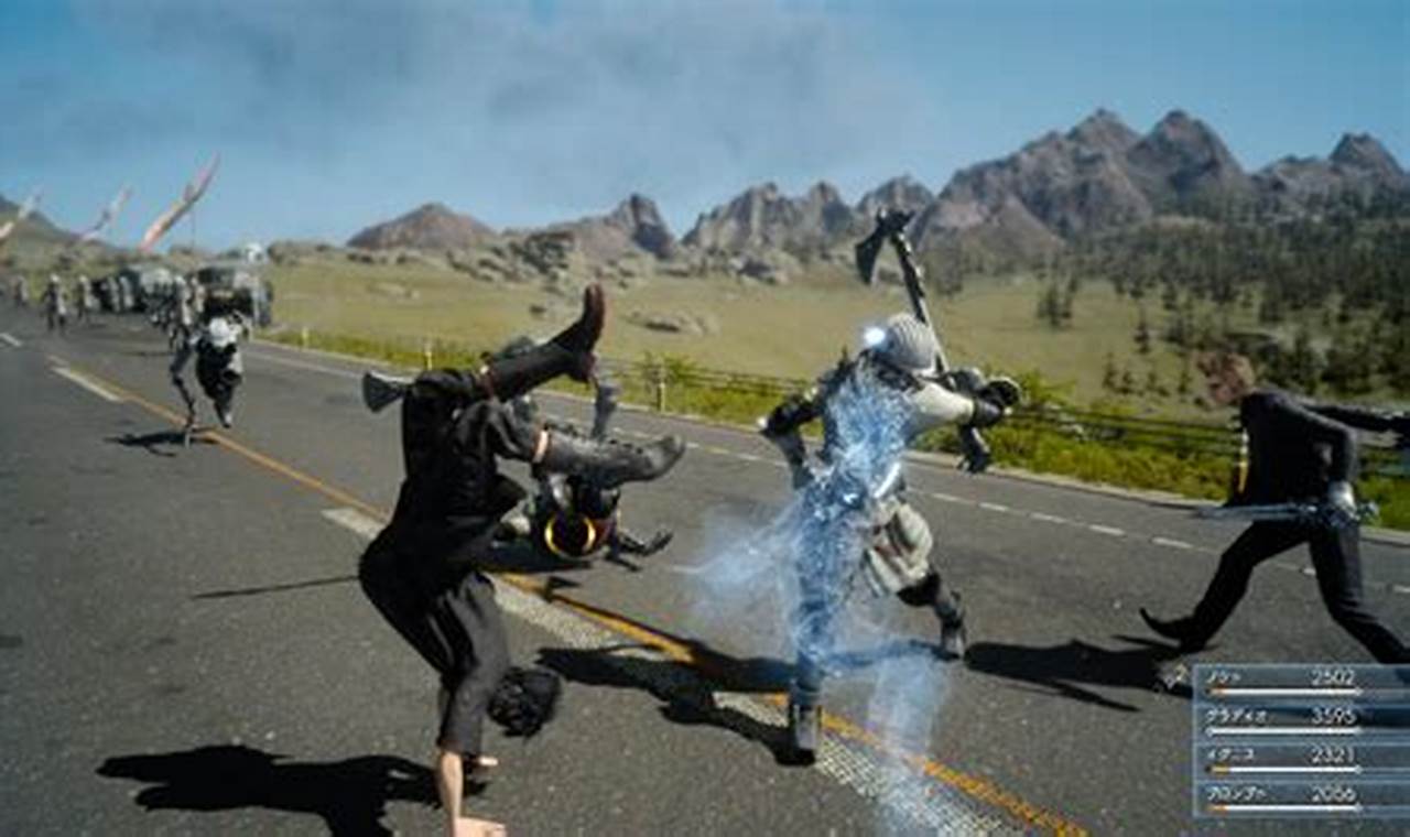 combat final fantasy xv