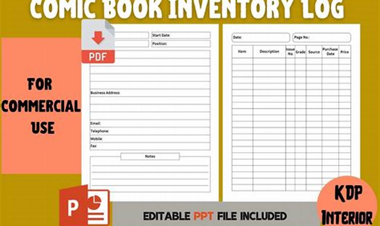 Comic Book Inventory Templates: A Comprehensive Guide for Collectors