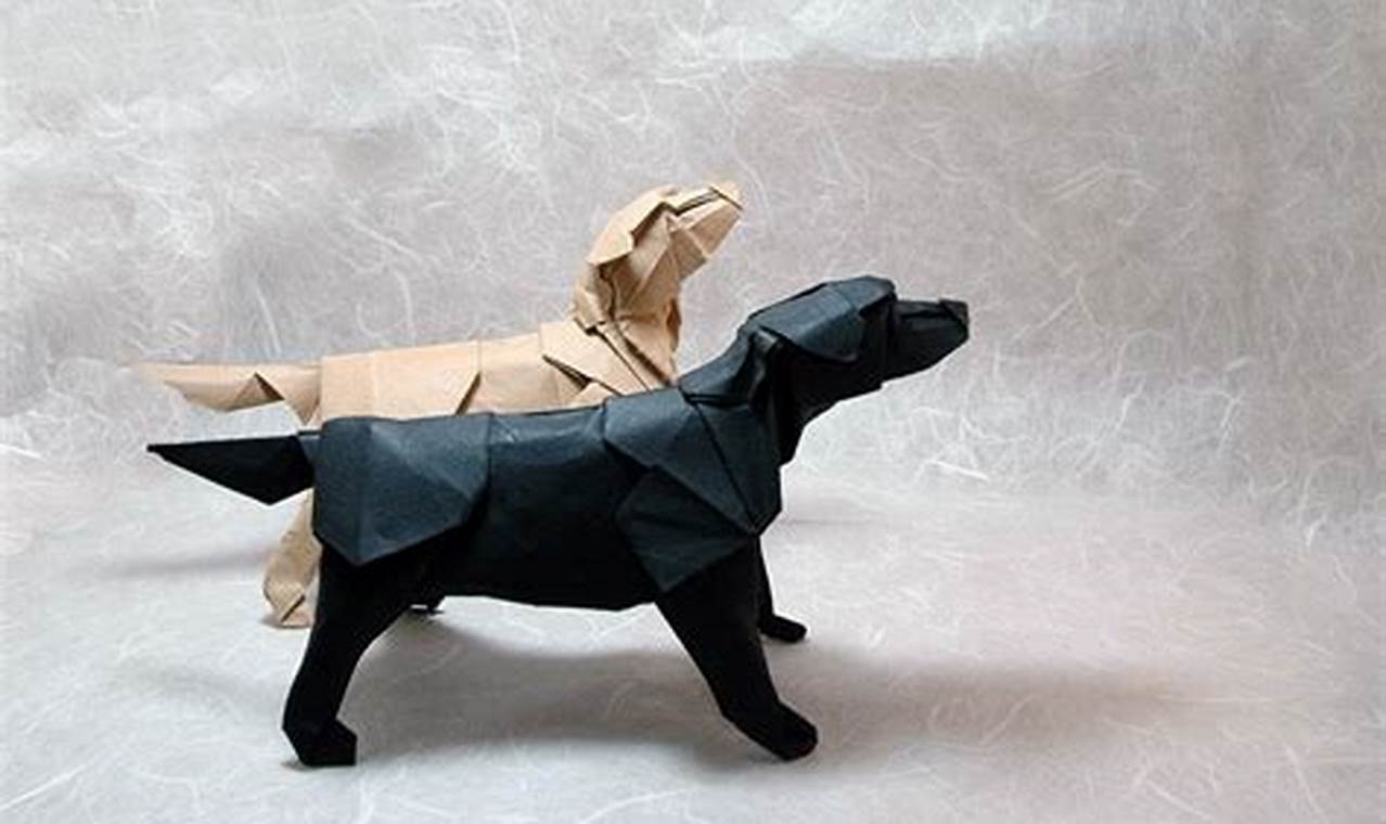 companion origami dog toy