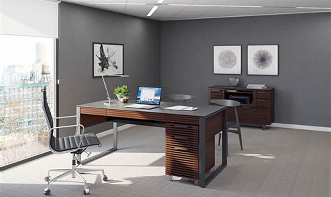 contemporary office desk