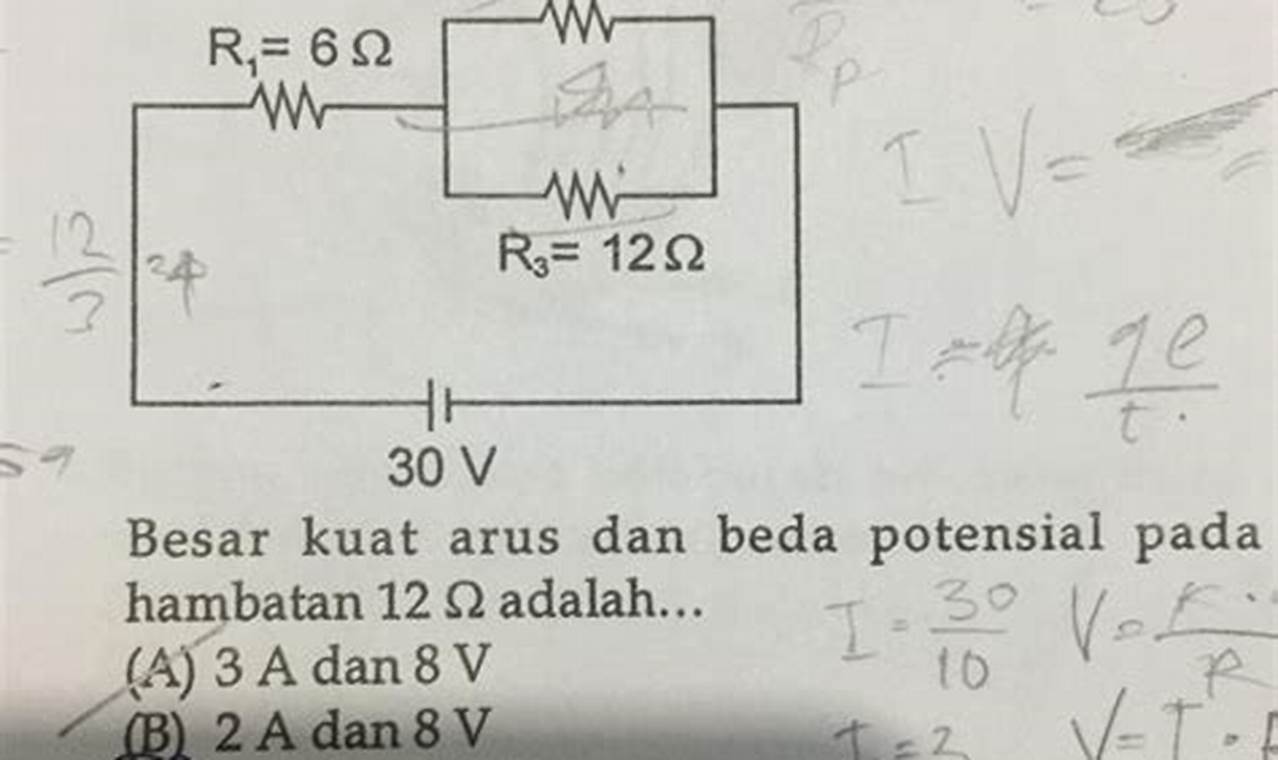 Belajar Mudah: Kumpulan Contoh Soal Kuat Arus Listrik & Pembahasannya