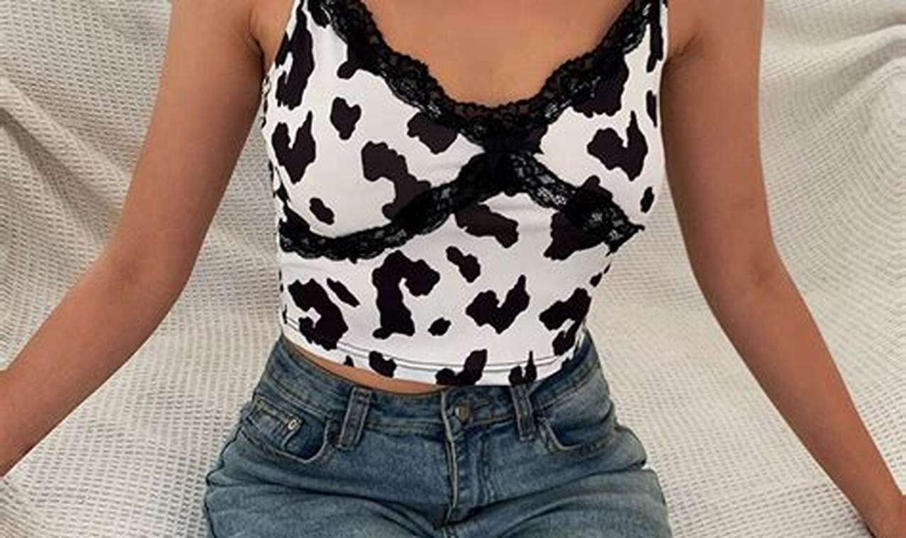 Unleashing the Cow Print Crop Top: Discover Style and Versatility