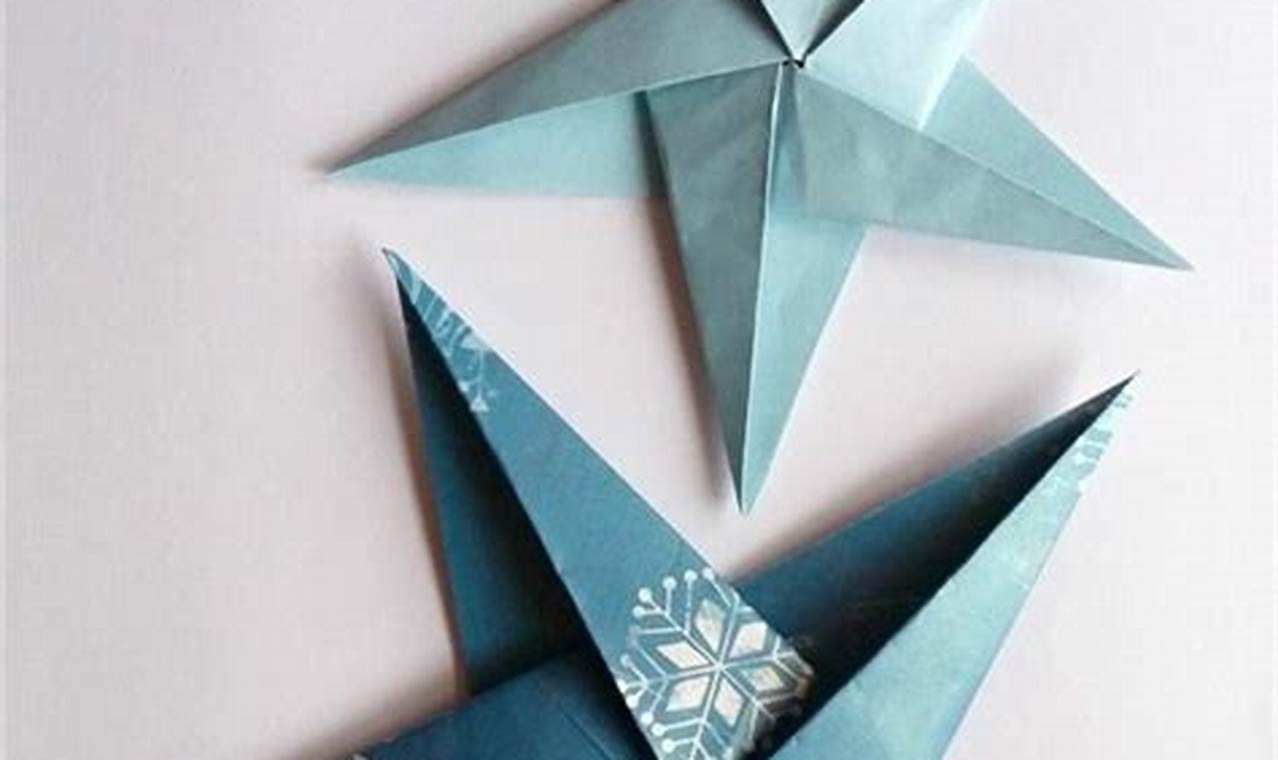 Cussinus Origami Sterne Anleitung: Erstelle wunderschöne 3D-Sterne aus Papier