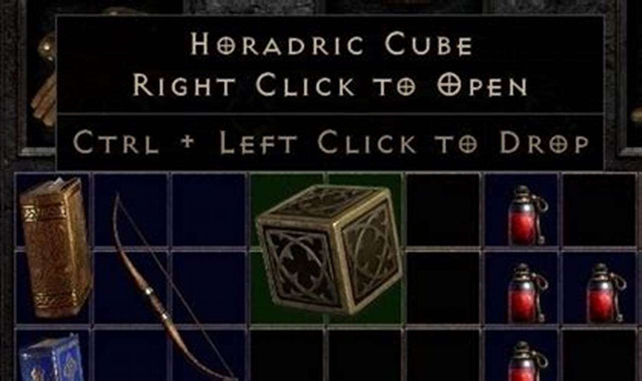 Diablo 2: Horadric Cube Recipes List