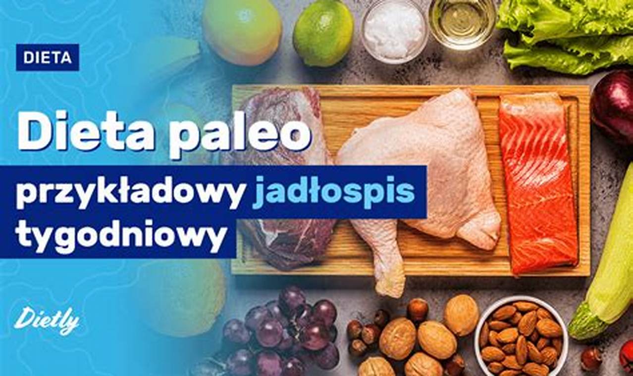 Dieta paleo przykładowy jadłospis