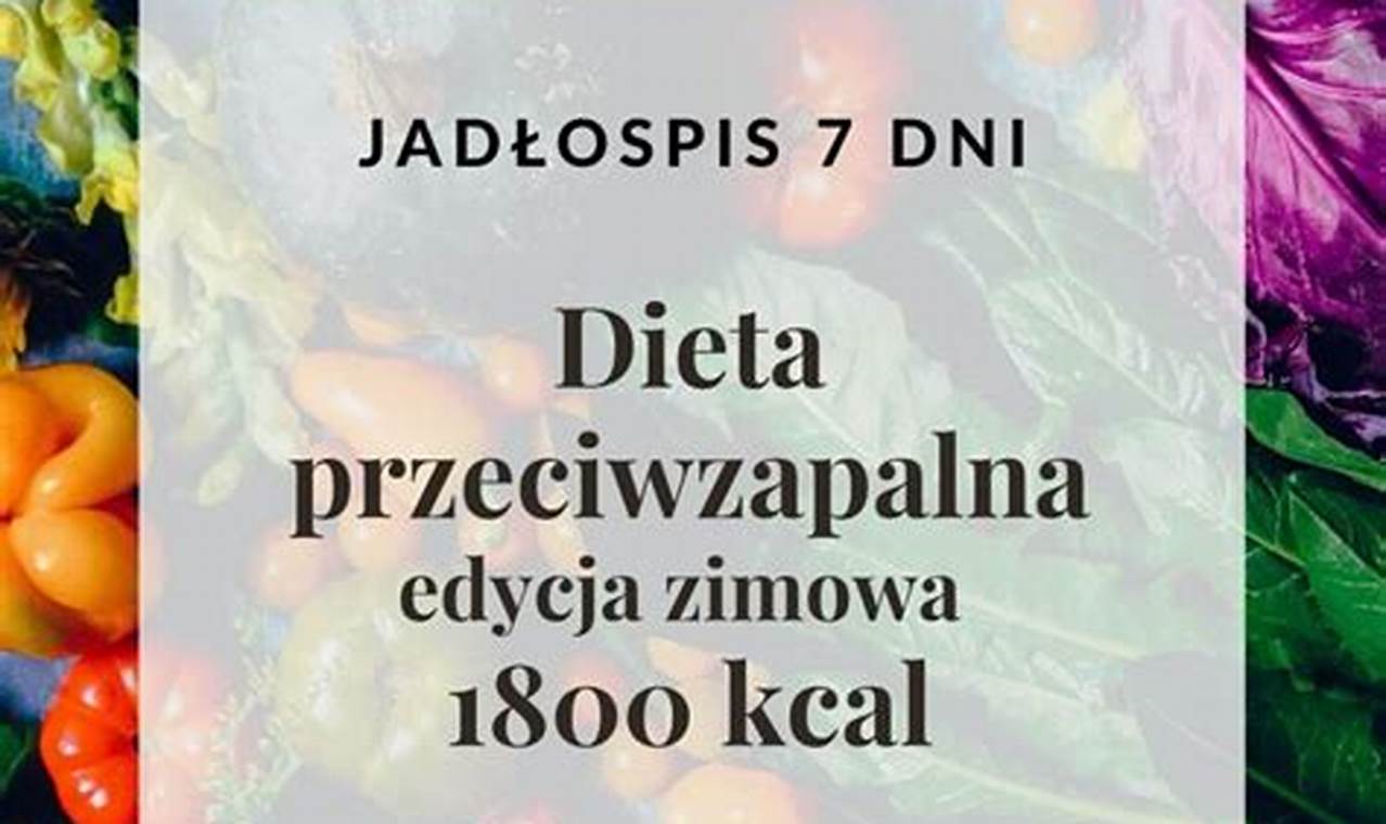 Dieta przeciwzapalna – Jadłospis