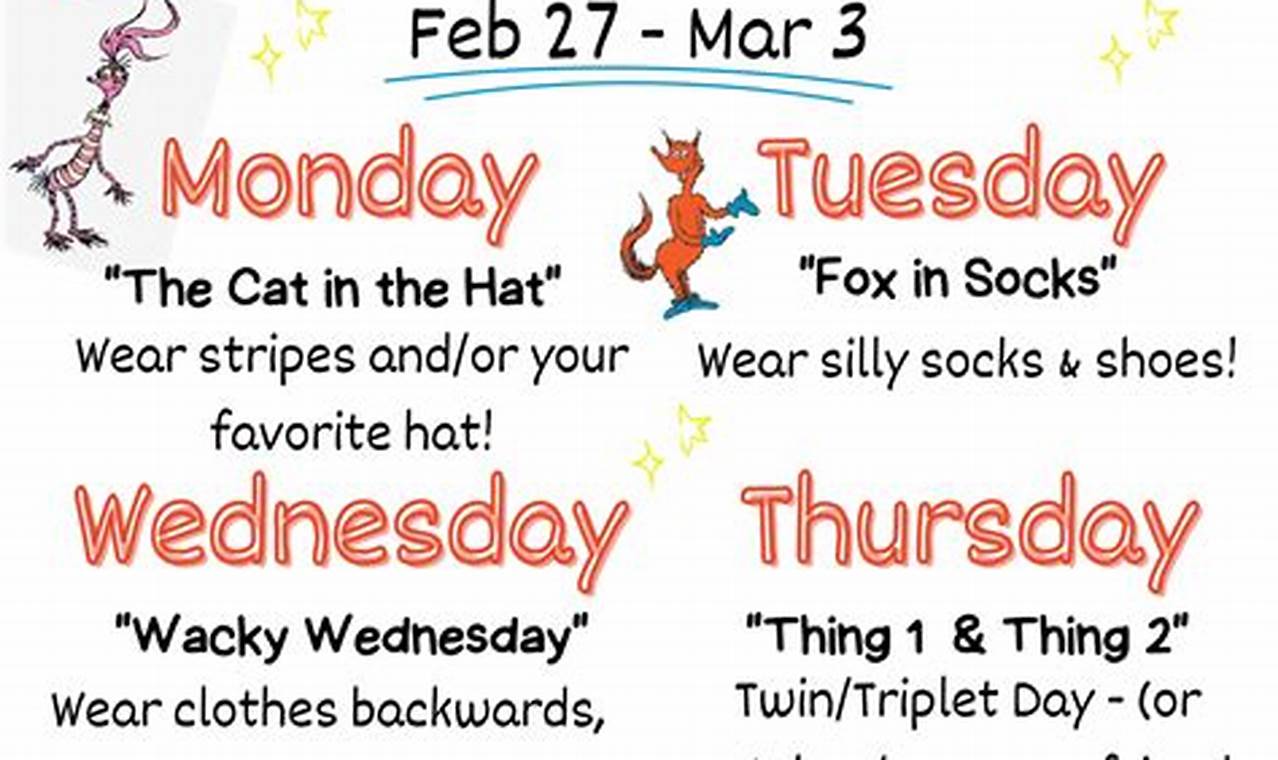 Dr Seuss Week 2024