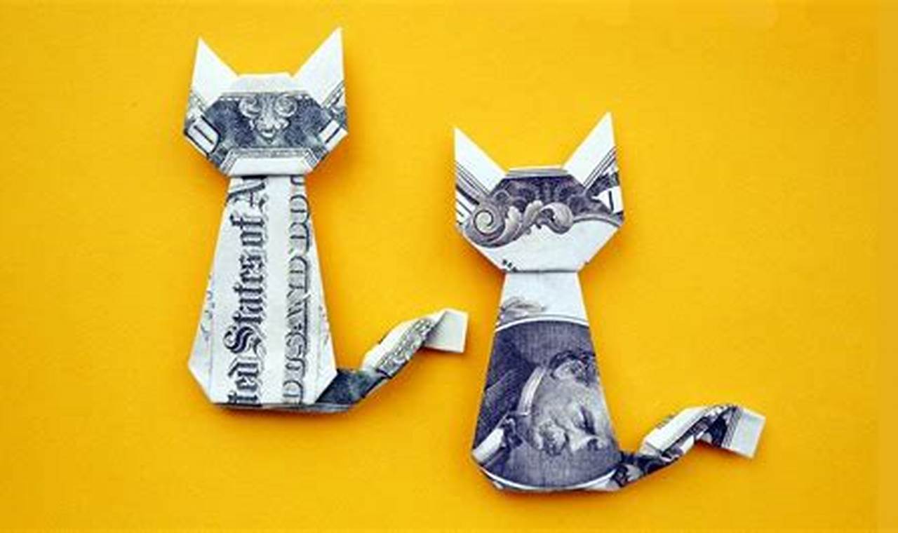 easy animal dollar bill origami