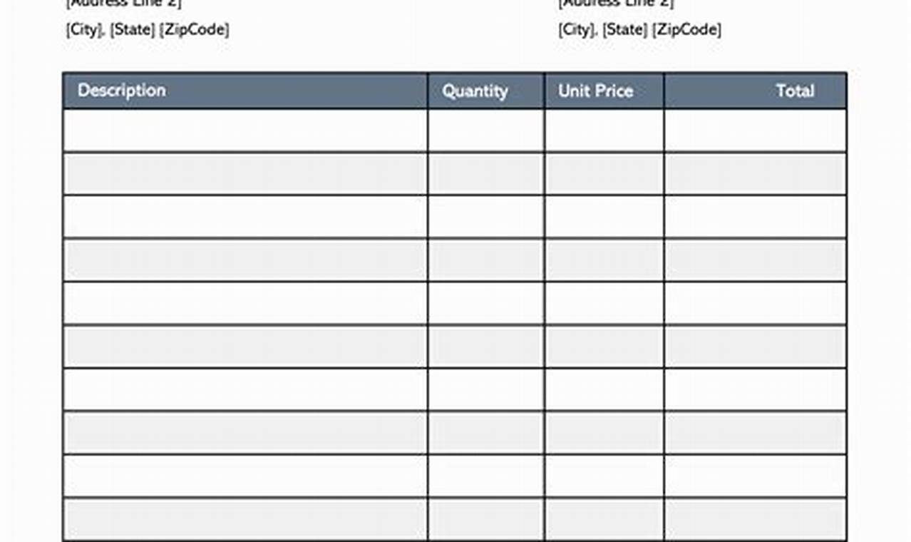 Excel Invoice Format: A Comprehensive Guide for Creating Professional Invoices