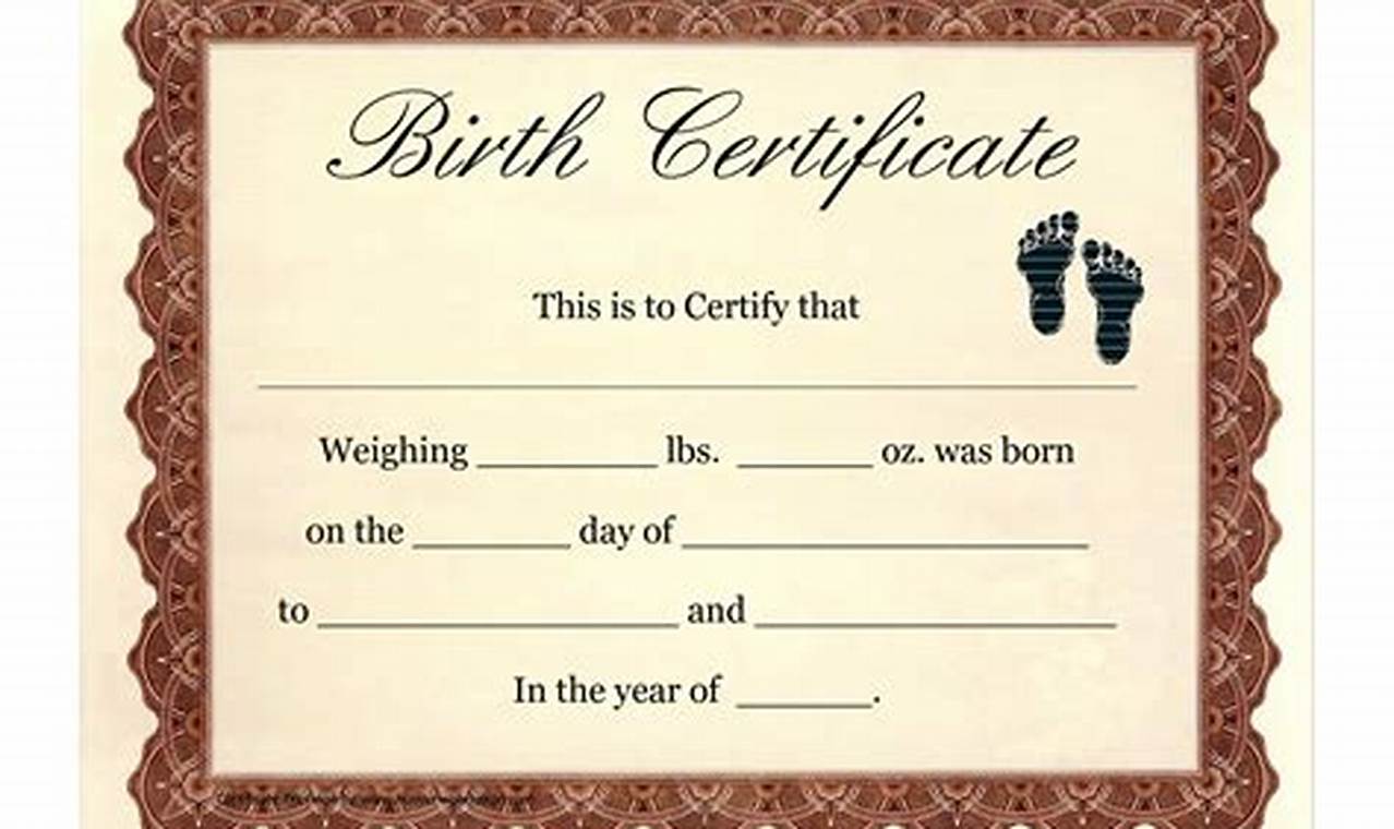Uncover the Truth: The Deceptive World of Fake Birth Certificates