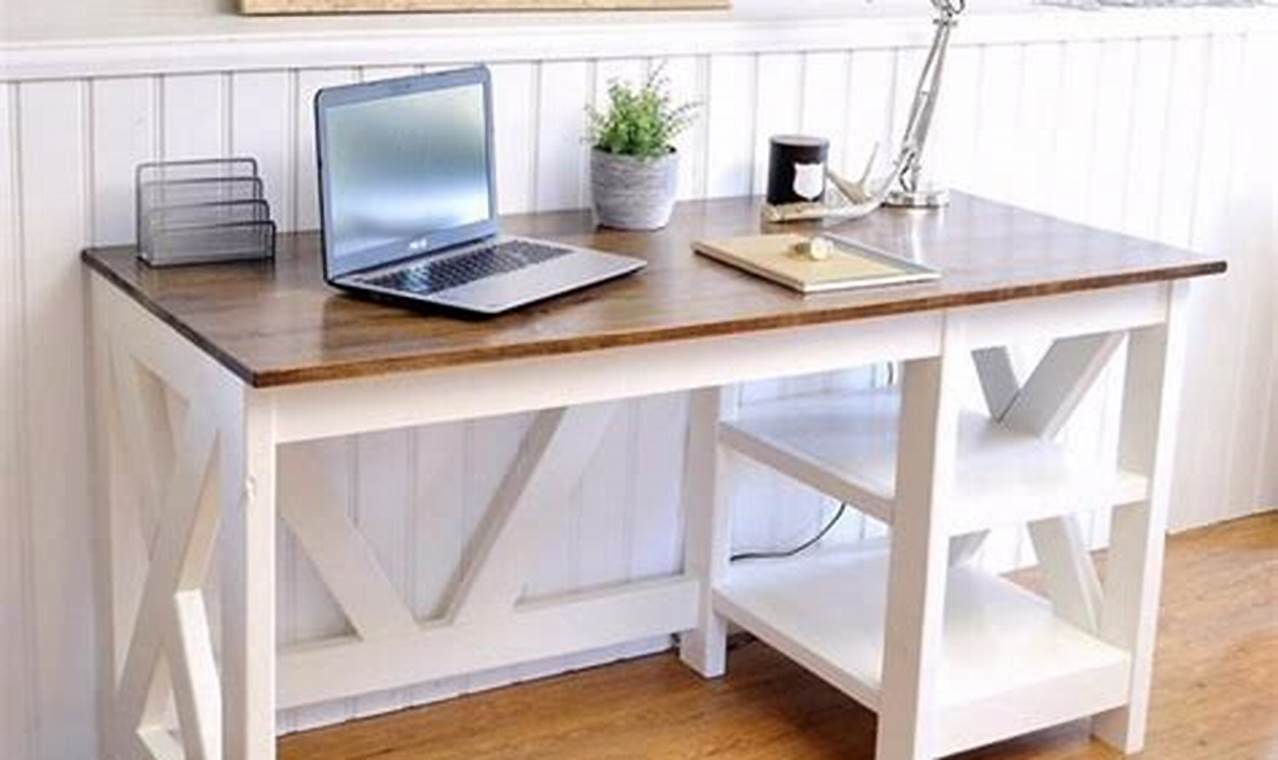 Unveiling the Secrets of "Farm Style Desk DIY": Transform Your Workspace with Rustic Charm