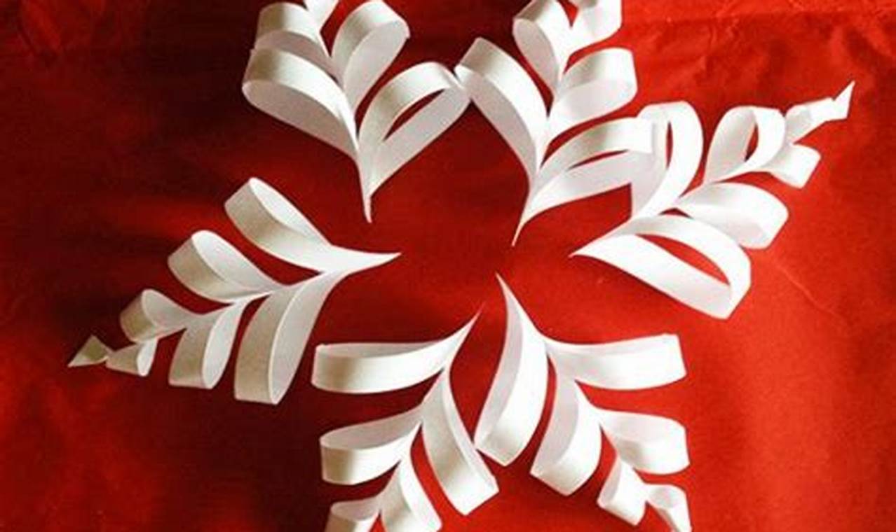 fiocchi di neve origami facili