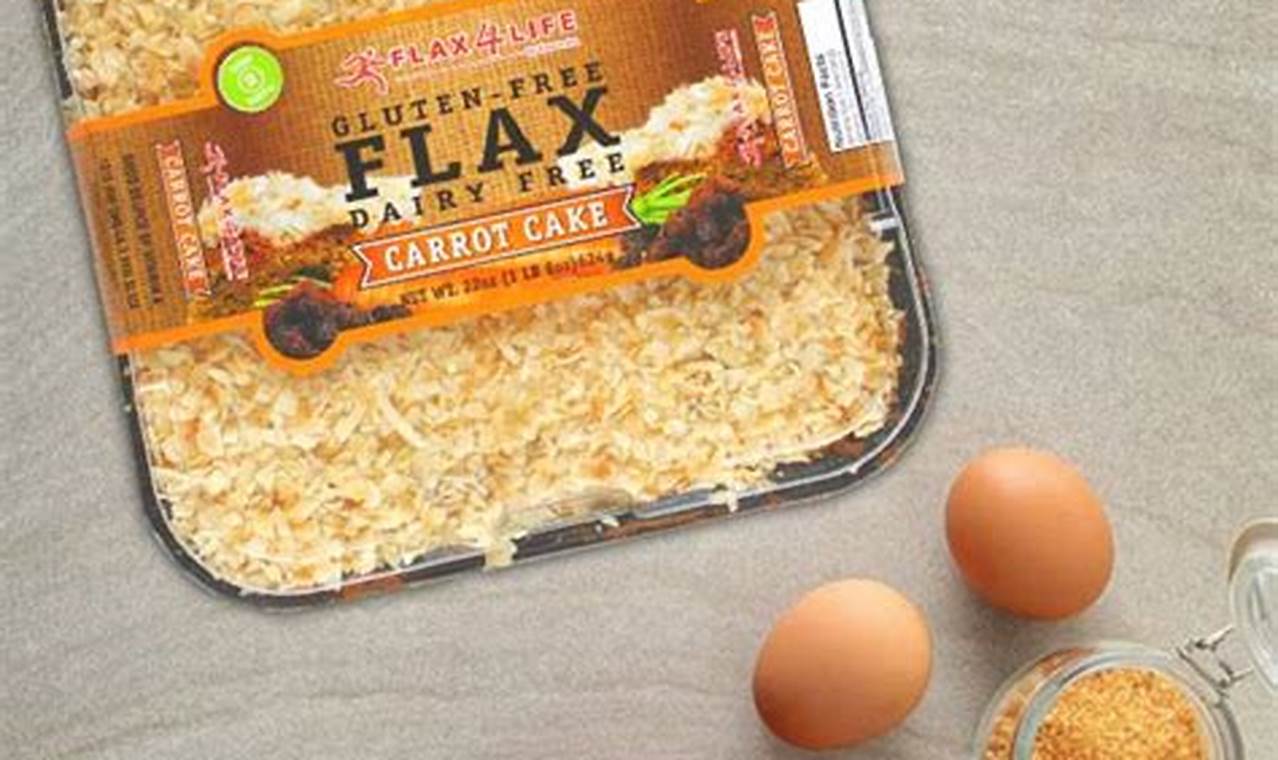 Flax4 Life Gluten Free Cake Carrot Ingredient