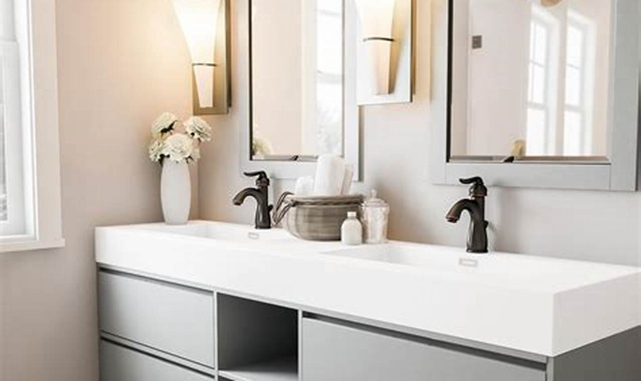 floating bathroom vanity