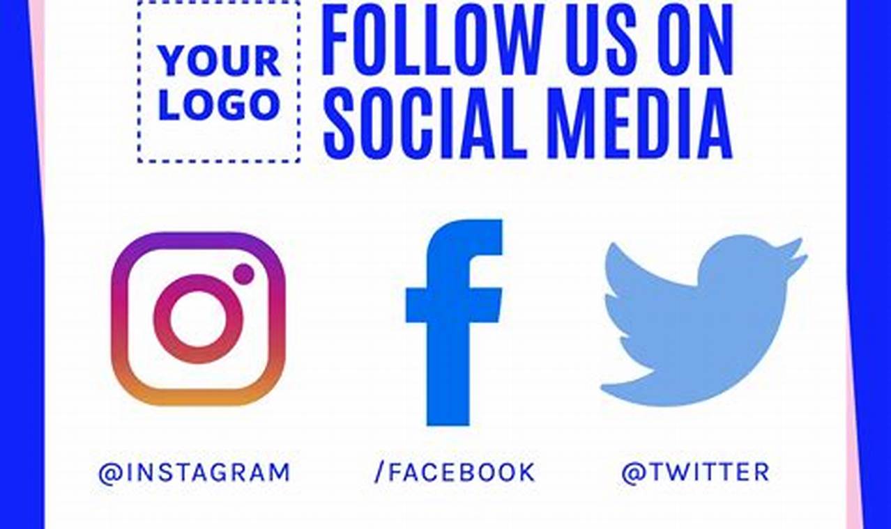 Follow Us on Social Media Template: Make Yours Stand Out