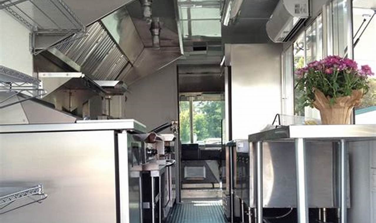 food truck interior