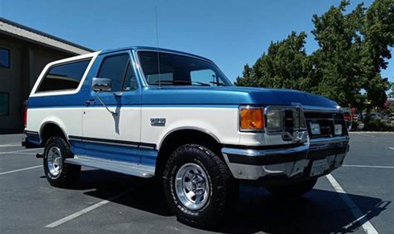 ford bronco 1990 for sale