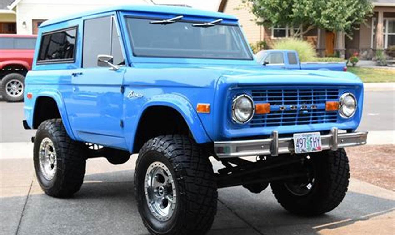 ford bronco for sale in california