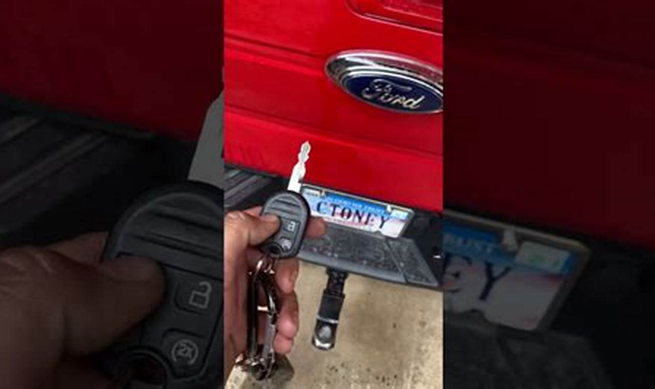ford f150 tailgate lock