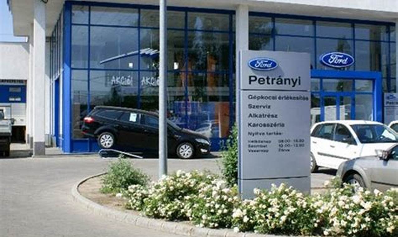Ford Petrányi Budaörsi úti márkakereskedés Vásárlókönyv.hu