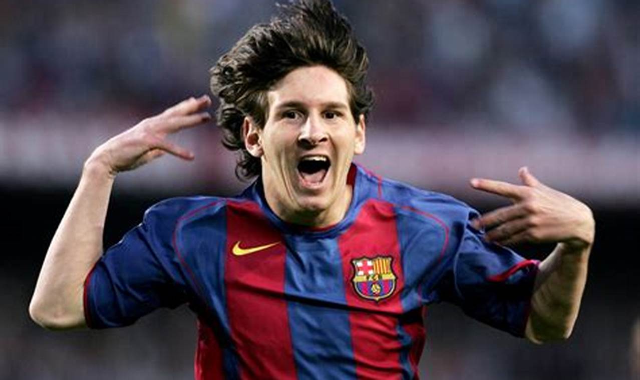 Potret Perjalanan Karier Sang Maestro Sepak Bola: Foto Messi Muda