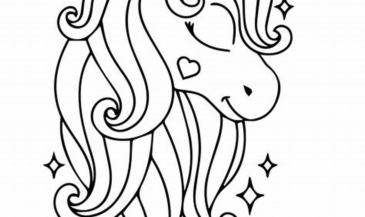 free printable unicorn coloring pages