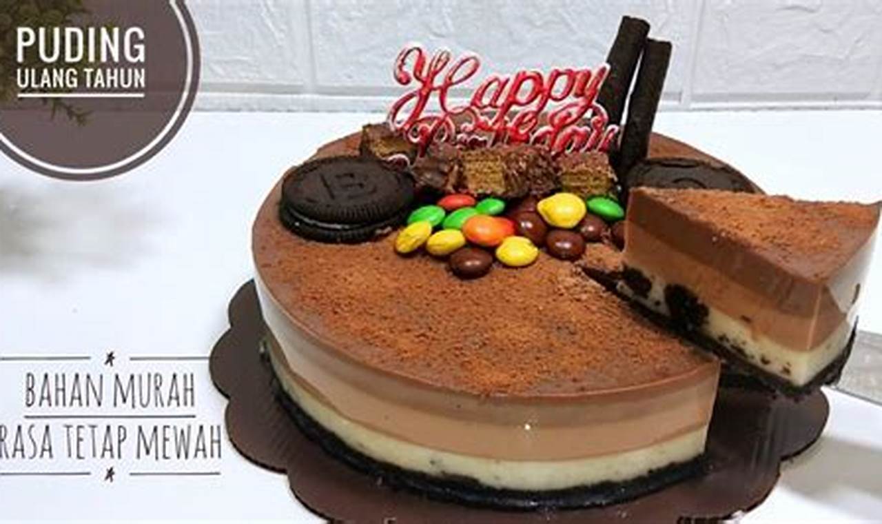 Resep Rahasia Gambar Kue Ulang Tahun dari Puding yang Akan Menggoyang Lidah