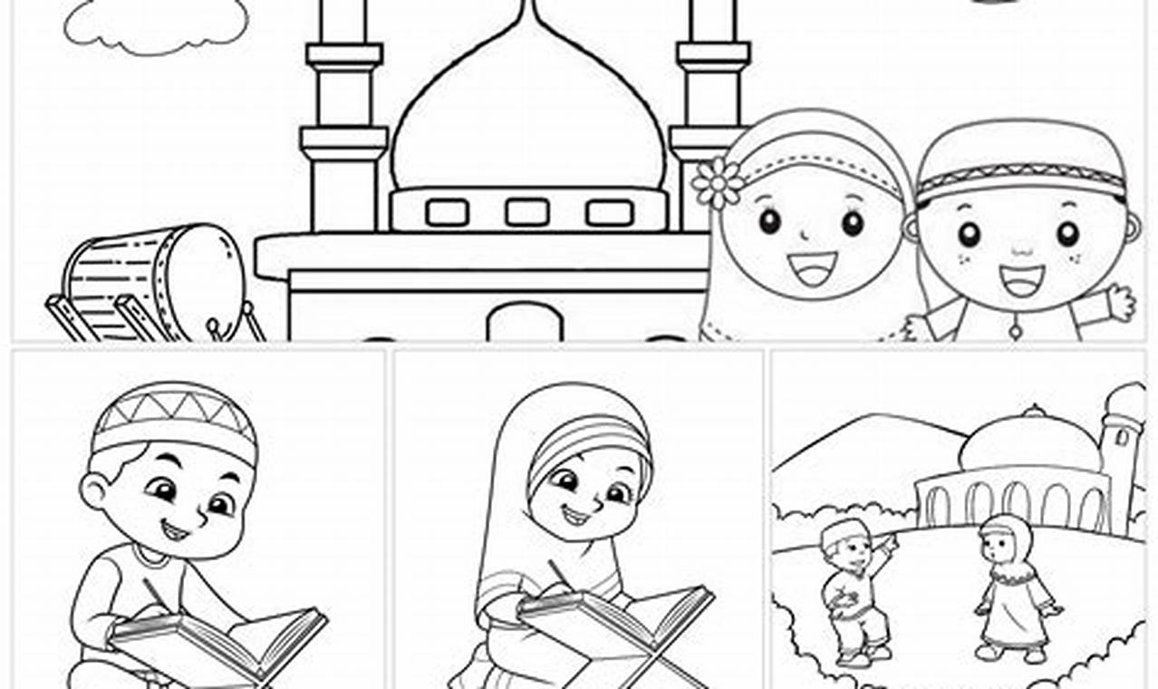 Menemukan Keajaiban Ramadhan Melalui Gambar Mewarnai yang Menyenangkan
