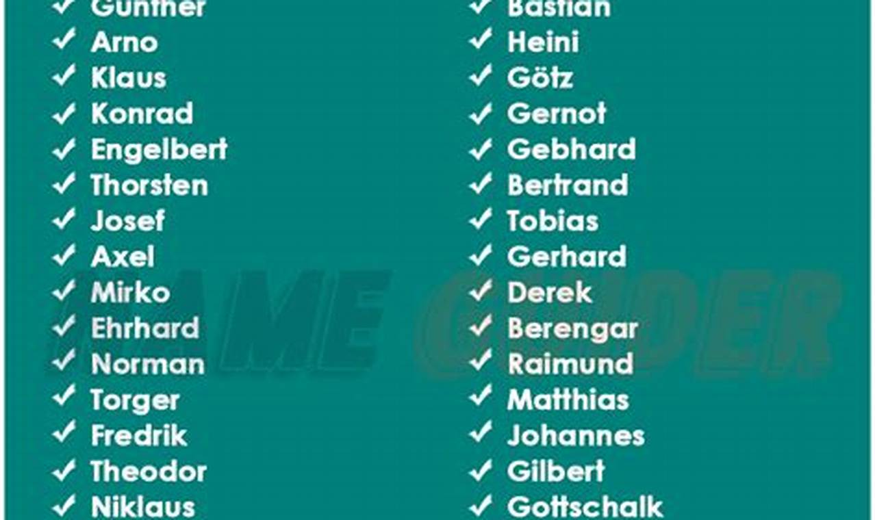 Discover Meaningful German Names Starting with K: A Guide for Unique and Inspired Choices