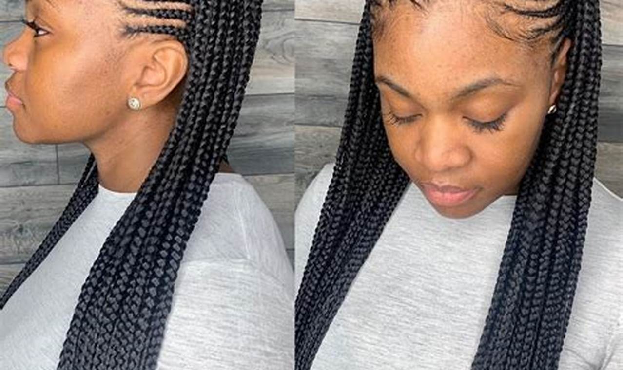 Unveiling the Allure of Half Cornrow Half Box Braids: A Style Odyssey