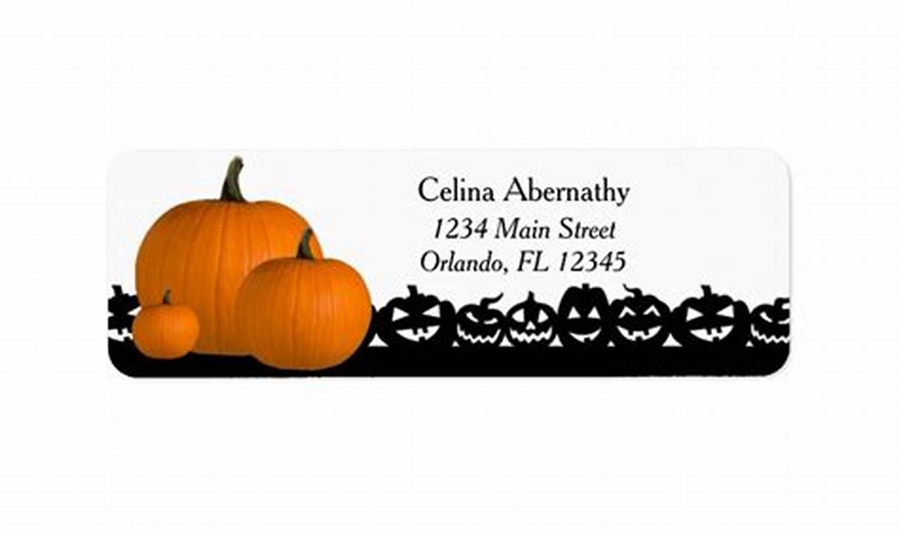 Halloween Address Labels