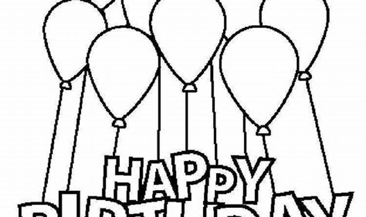 Happy Birthday Dad Coloring Pages