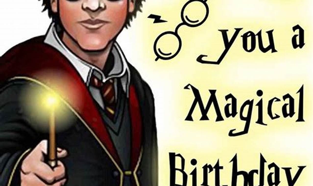 How to Craft Magical Harry Potter Birthday Wishes Images That Impress