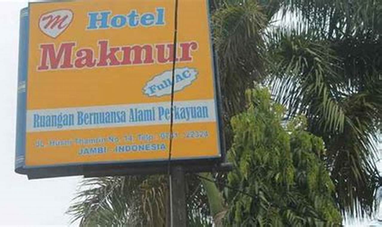Hotel Makmur Jambi: Destinasi Menawan untuk Penjelajahan Jambi yang Tak Terlupakan