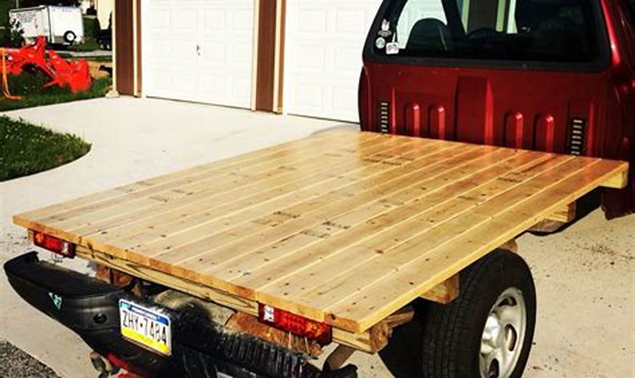 how to build a flatbed for a pickup truck