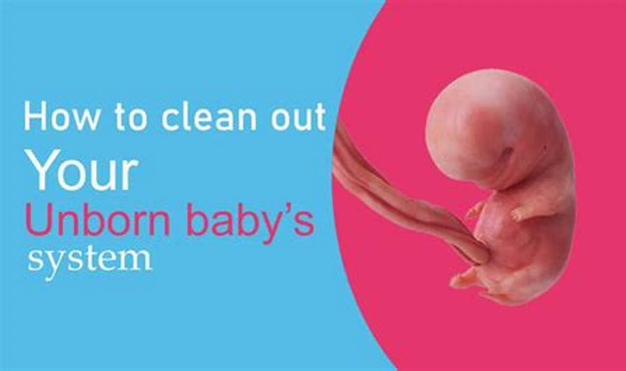 How to Ensure a Clean and Healthy Start: A Guide to Cleaning Out Your Unborn Baby's System