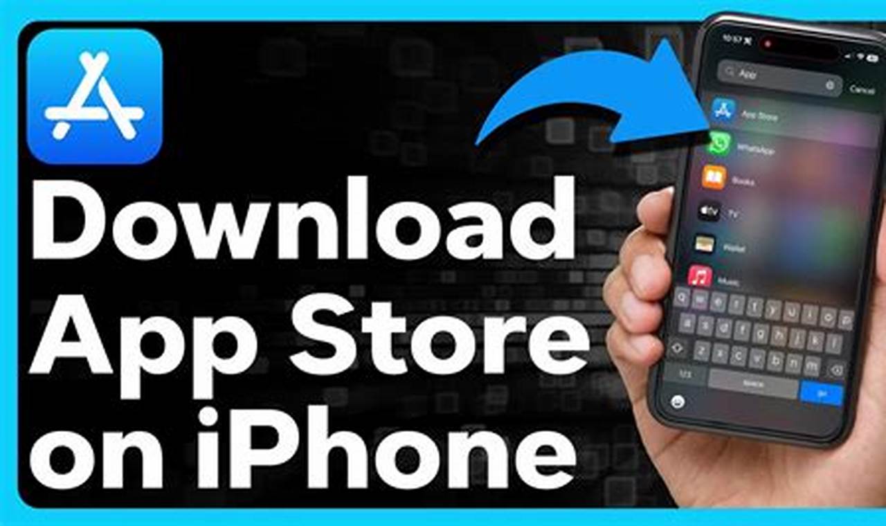 how to download the app store on iphone