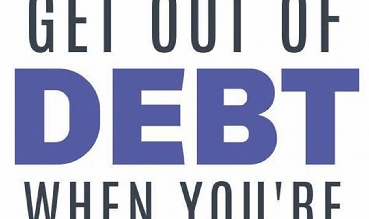 How to Get Out of Debt on a Low Income