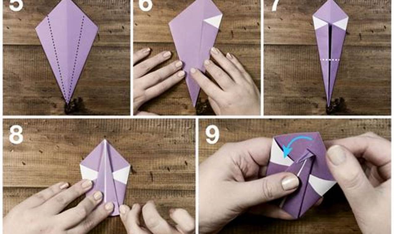 how to make an origami swan out of a sticky note