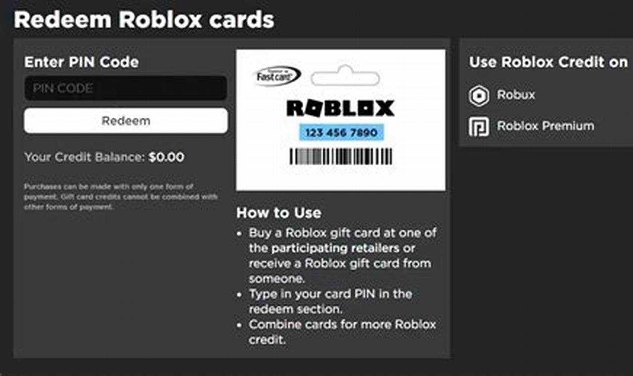 Secure Your Roblox Adventure: A Comprehensive Guide to Redeeming Robux Gift Card Codes