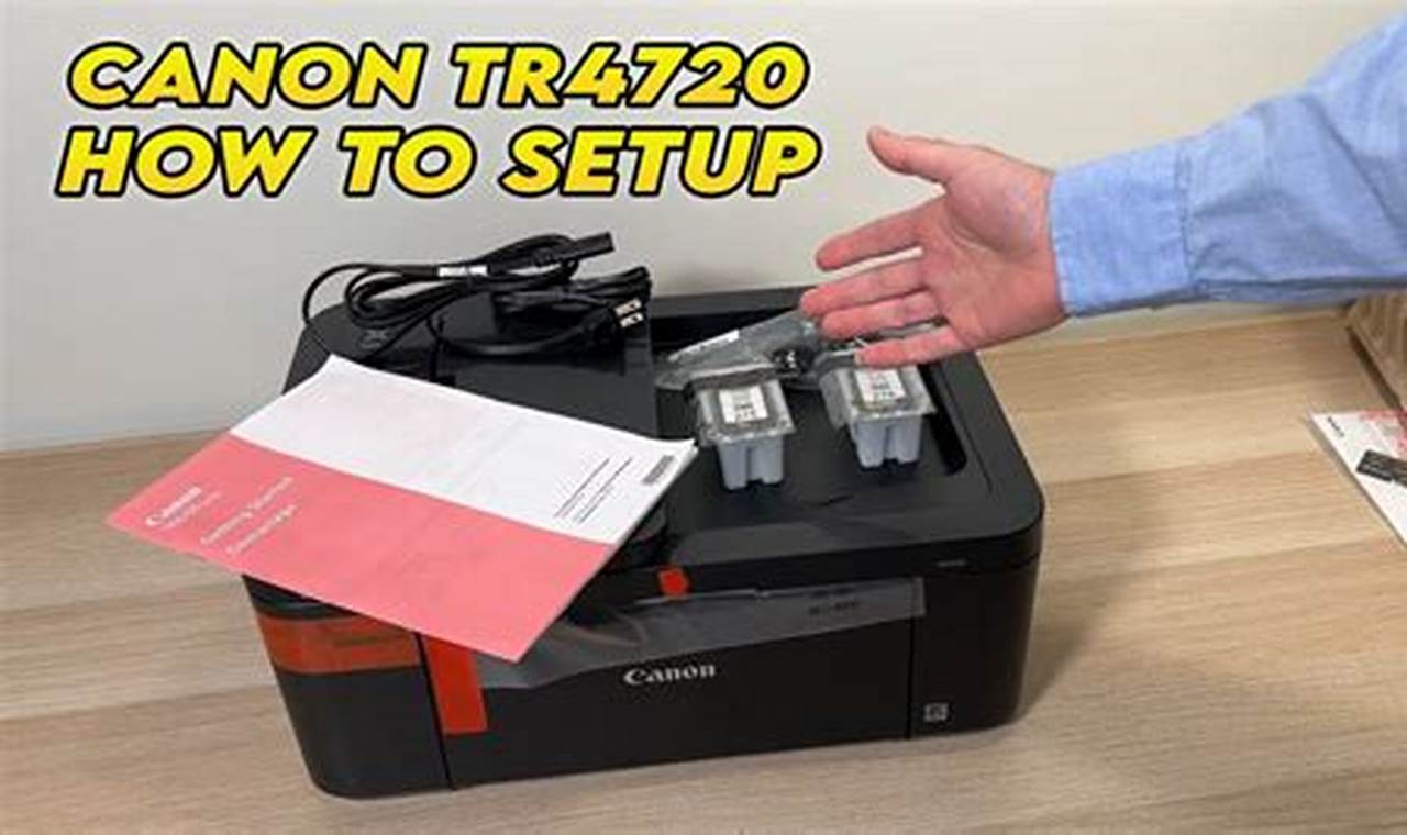 How to Scan Documents Easily with Your Canon TR4720 Printer